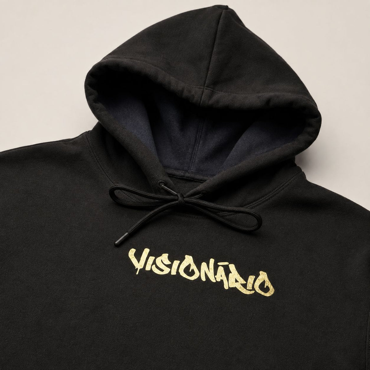 Moletom Visionário Preto • Edição Ouro