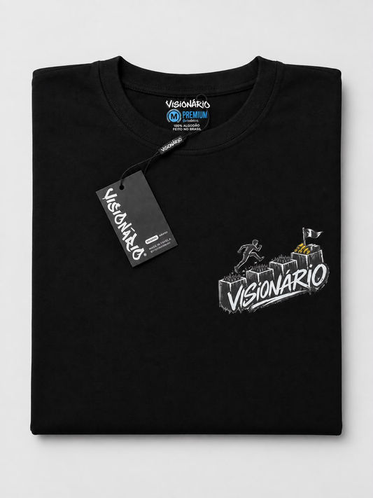 Camiseta Visionário Quem não arrisca