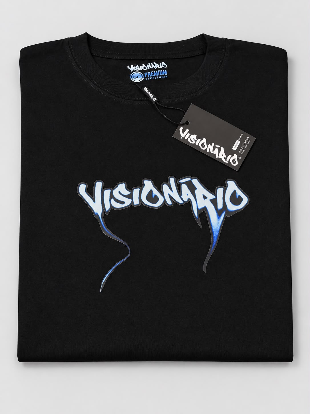 Camiseta Visionário • Logo Grafite