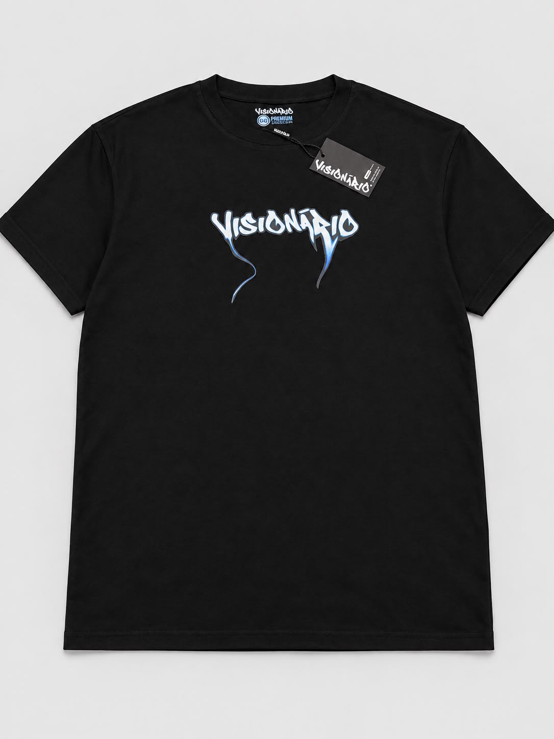 Camiseta Visionário • Logo Grafite
