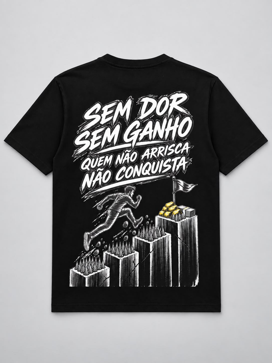 Camiseta Visionário Quem não arrisca
