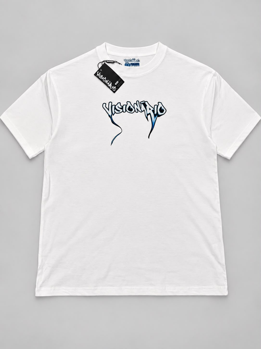 Camiseta Visionário • Logo Grafite Branca